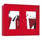 Щит металлический закрытого типа, со стеклом (без комплектующих) - Щиты пожарные - магазин "Охрана труда и Техника безопасности"